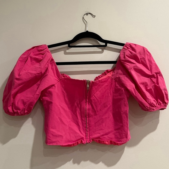 Fashion Nova Wait Up For Me Crop Top - Hot Pink - Picture 5 of 8